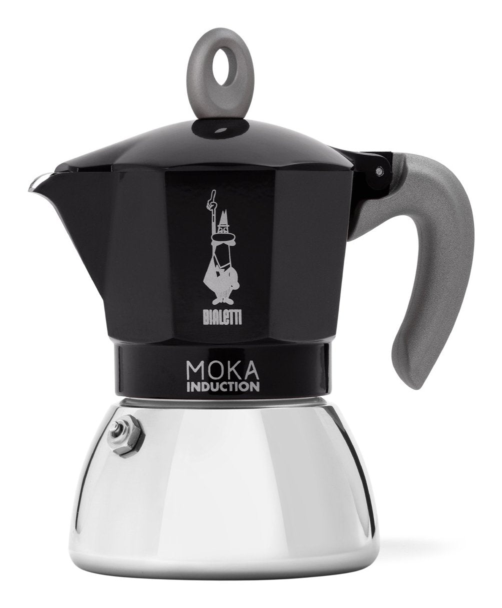 EAN 8006363029094 - Bialetti Moka Induktion Cafetera italiana 0,28 L Negro, Plata imagen 1