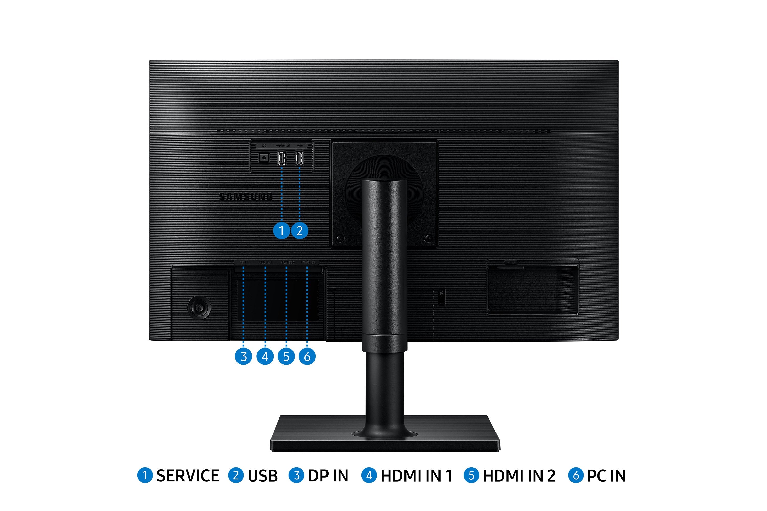 Monitor Samsung 21.5" F22t450fqr 16:9 Negro Fhd 75hz 5ms Mntr Ips 16:9 2xhdmi/Dp 1920x1080 Serie 4
