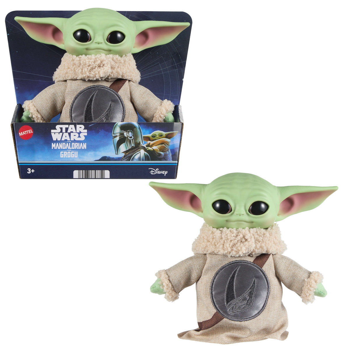 Peluche Grogu Mandalorian Star Wars 15cm