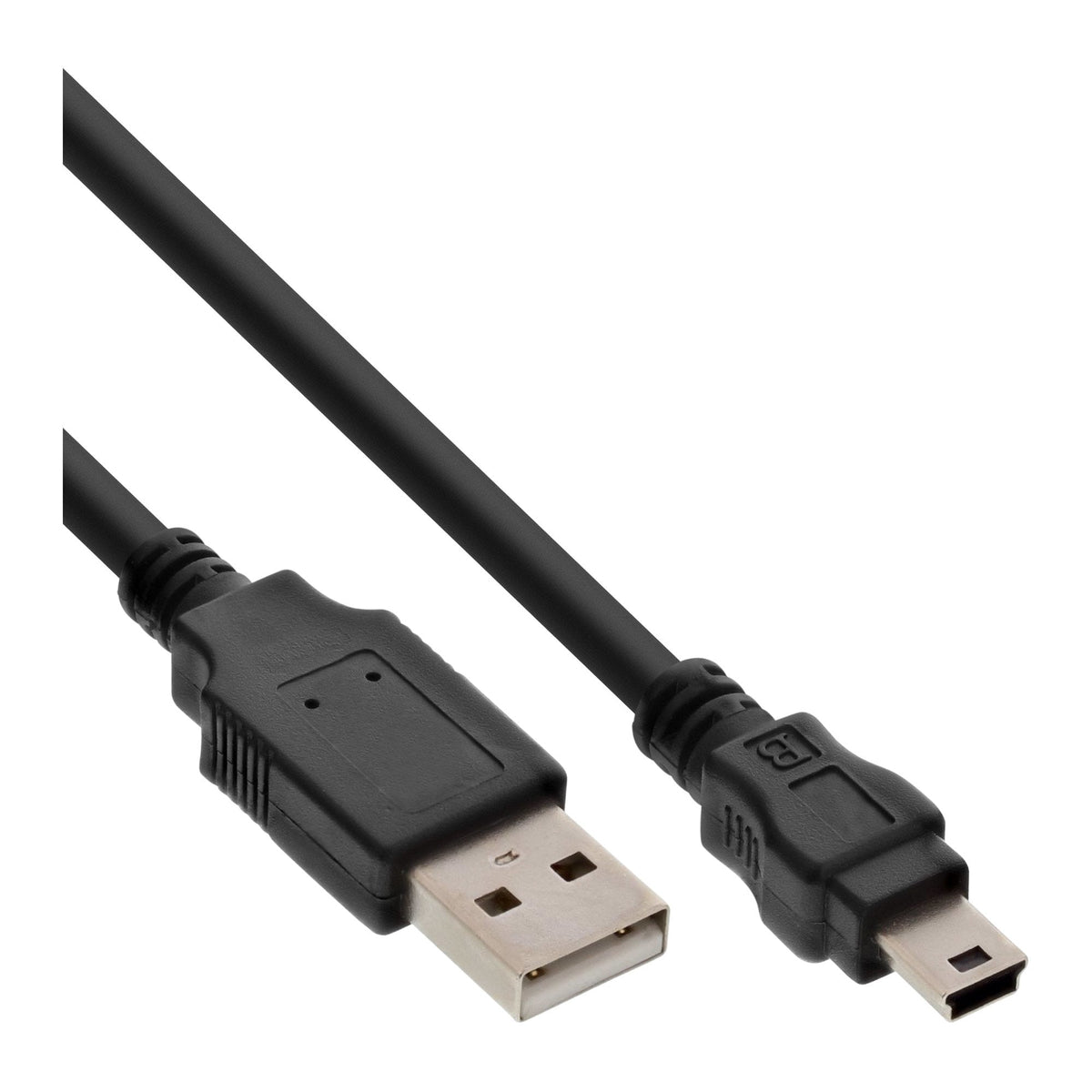 Inline® Usb 2.0 Mini Cable Usb Type A Macho / Mini B Male, 5pin, Negro, 2m
