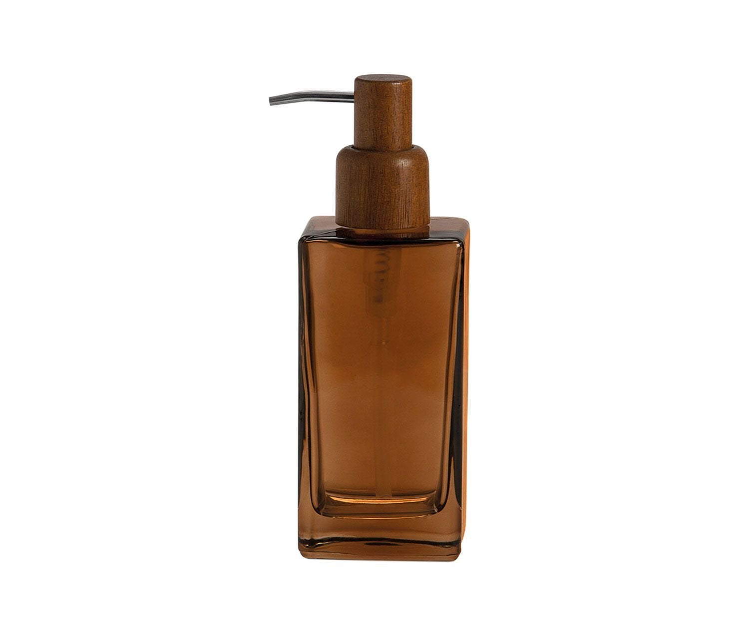 Dispensador De Cristal Marrón 400ml Ba73064 Andrea House
