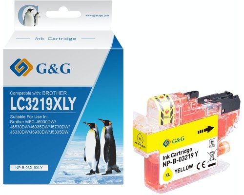 G&G Tintencartucho Compatible Con Brother Lc-3219y Amarillo
