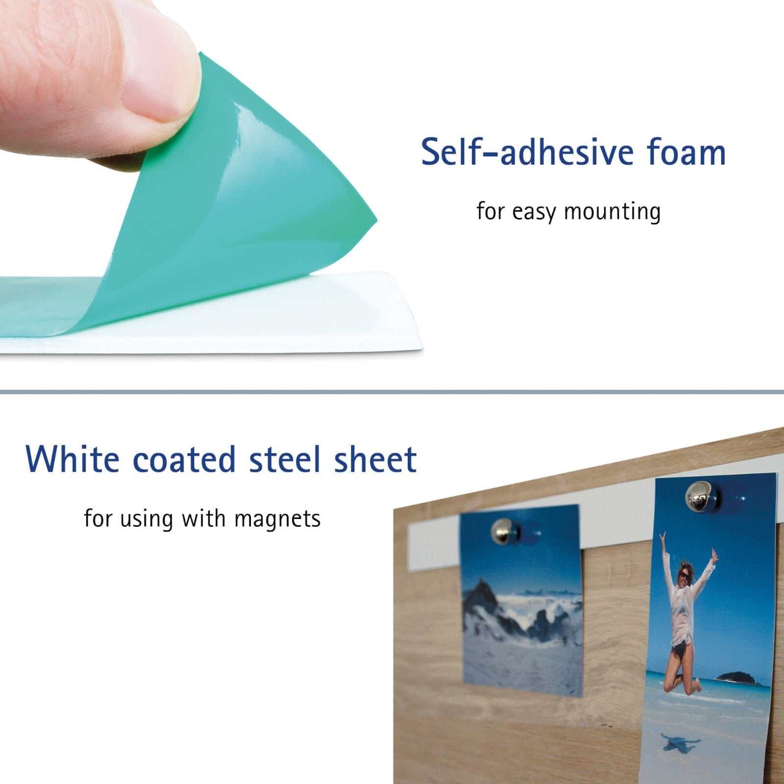 Maul Magnetband 5m Blanco Selbmklebend