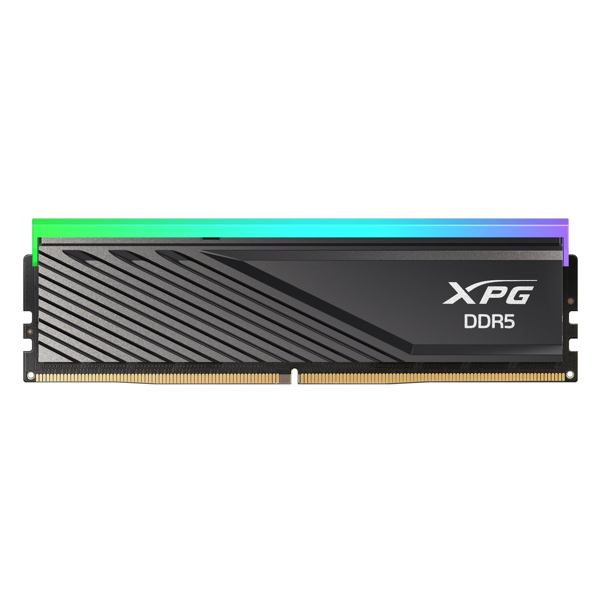 Memoria  Adata 16 Gb Ddr5-6000 (1x 16 Gb)Negro, Ax5u6000c4816g-Slabrbk, Xpg Lancer Blade Rgb, Intel Xmp, Amd Expo Ax5u6000c4816g-Slabrbk