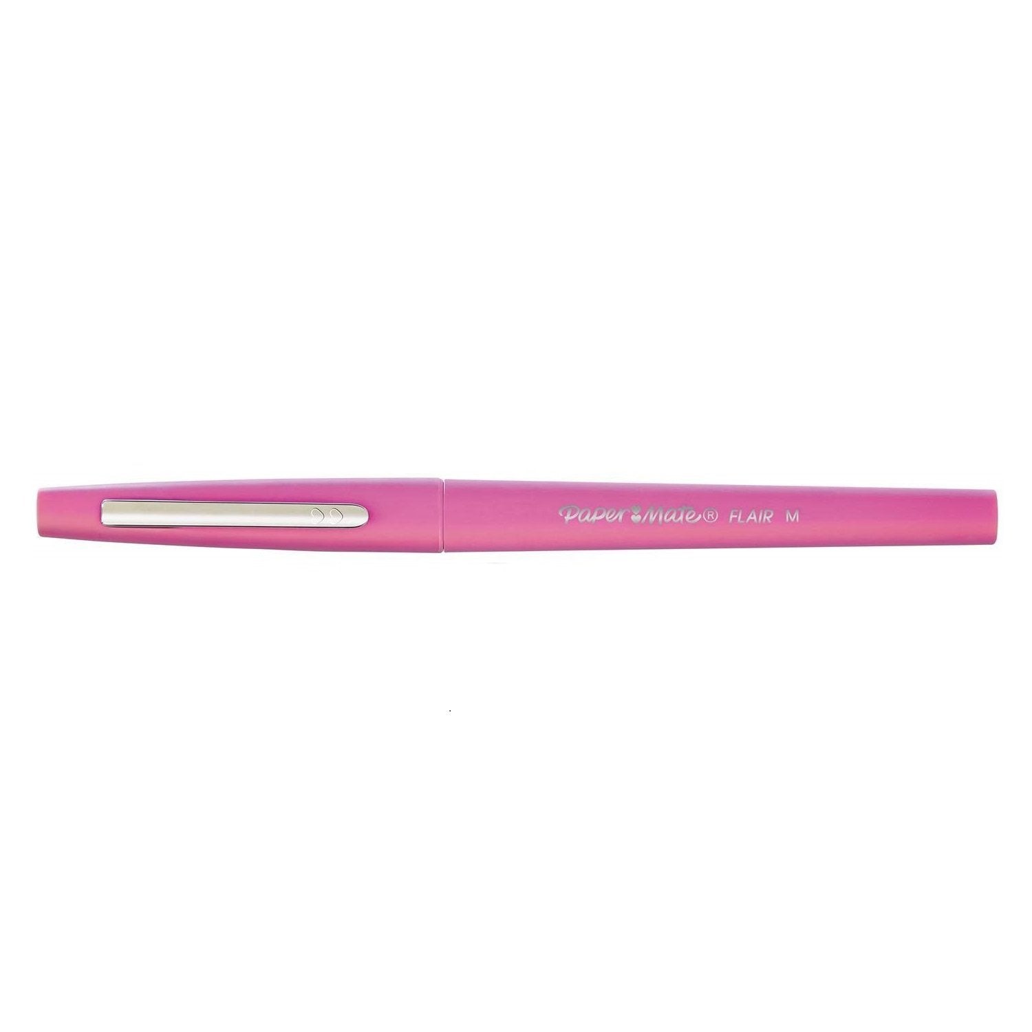 Papermate Flair Original Rotulador Medio Azul, Verde, Naranja, Rosa