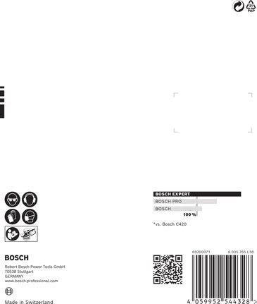 Hoja De Lija Bosch Expert C470, Ø 125 Mm, Multiagujero K80 (5 Piezas, Para Lijadoras Excéntricas)2608901094