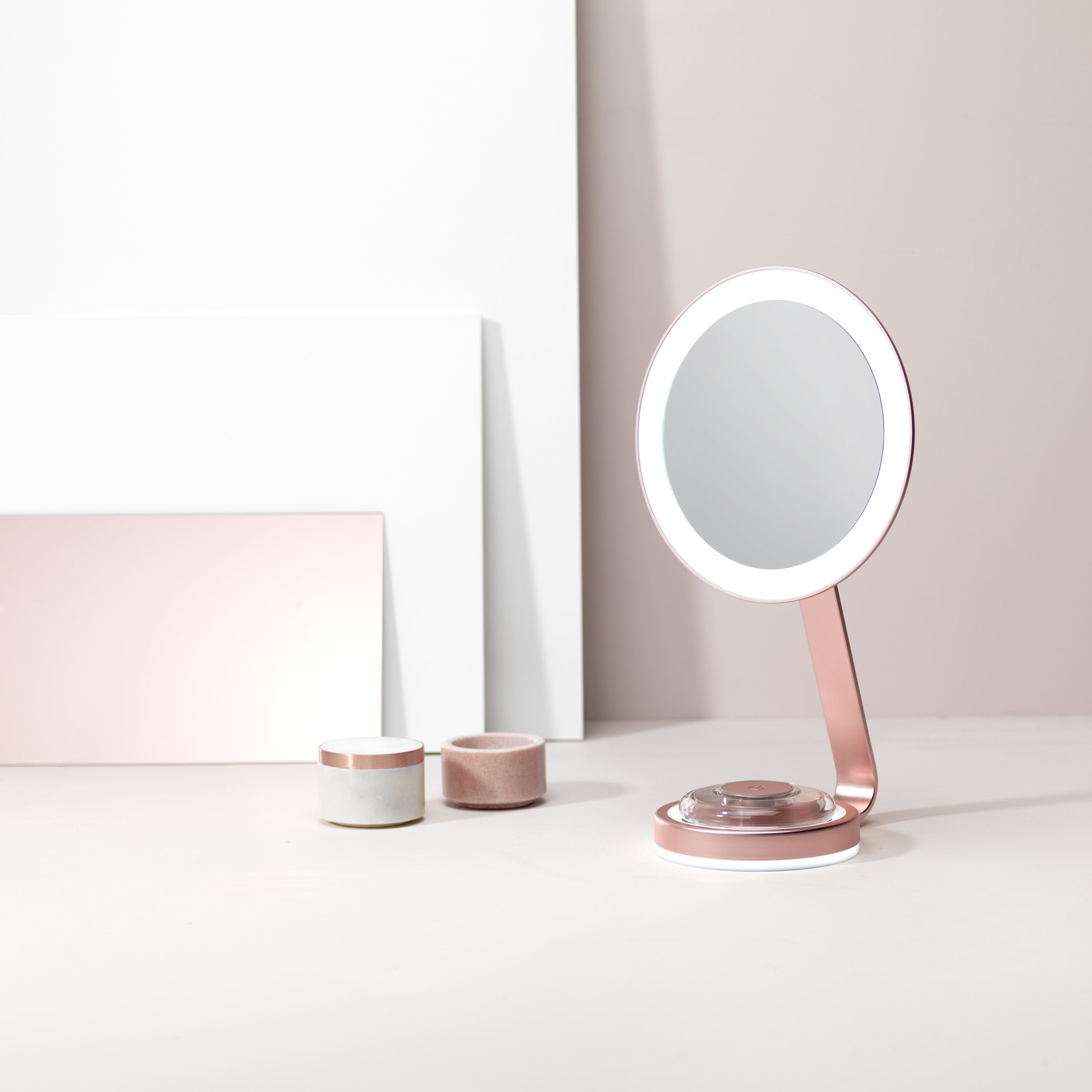 Babyliss Led Mirror Round 34x26x29cm Rosa (9450e)