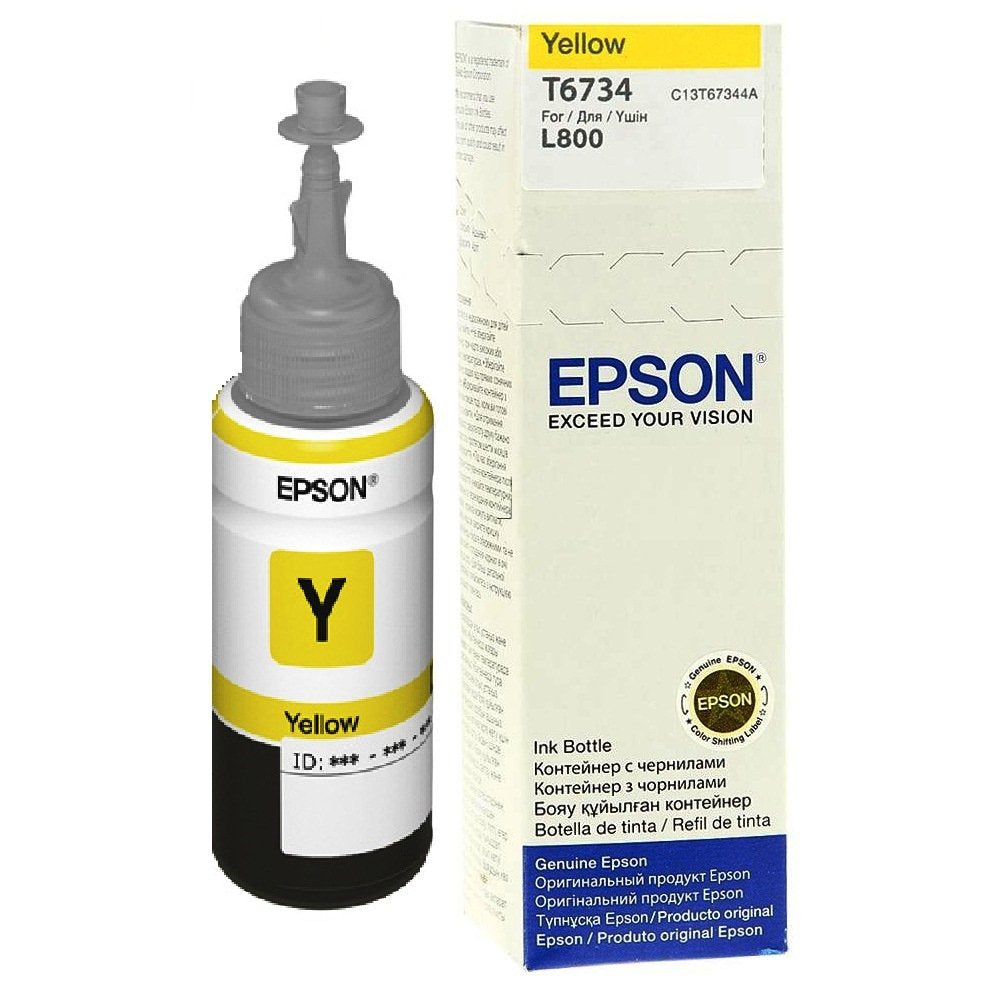 Epson Tinta Amarillo C13t67344a 673 70ml