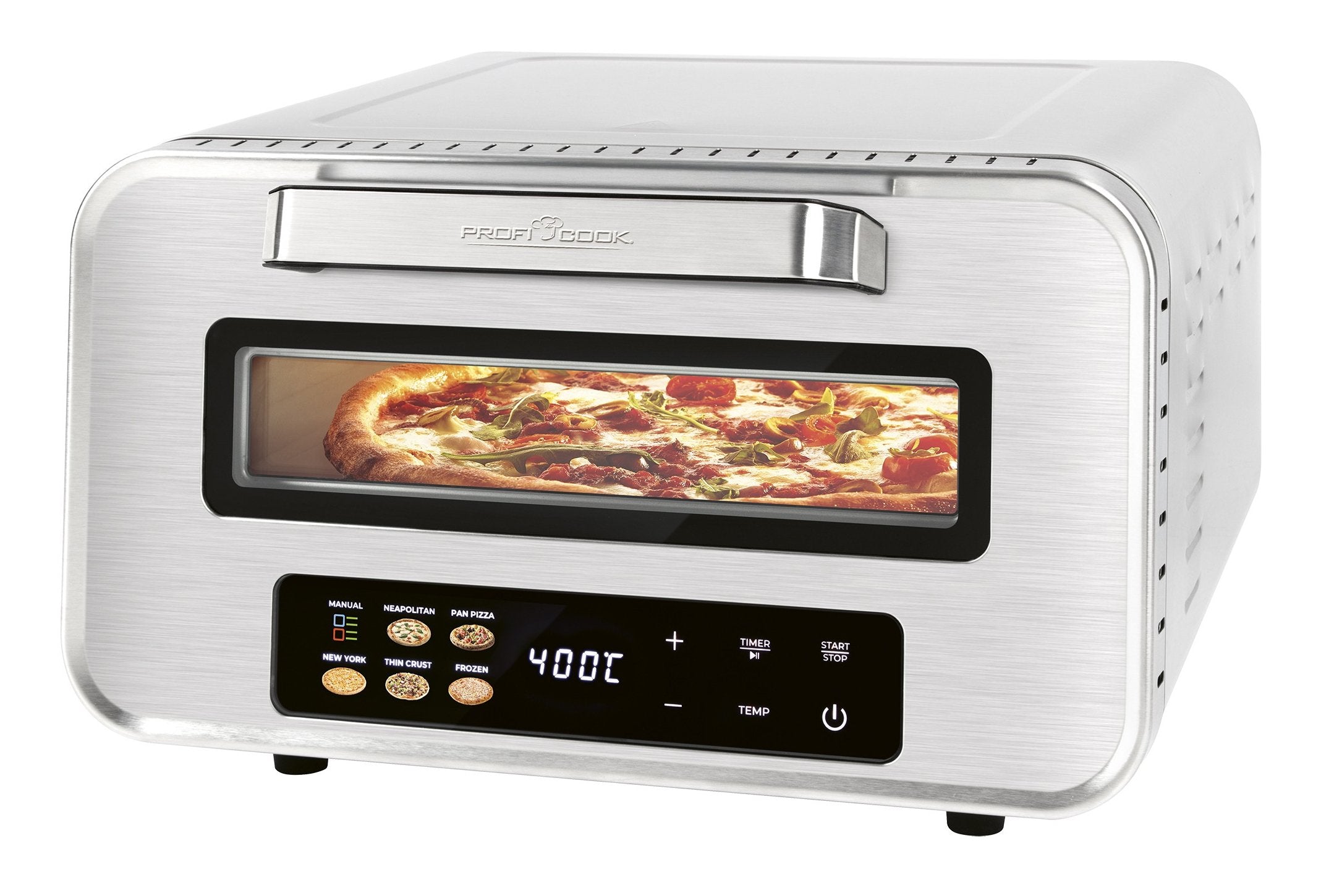 EAN 4006160045512 - ProfiCook PC-PO 1323 fabricante de pizza y hornos 1 Pizza(s) 2100 W Acero inoxidable imagen 1