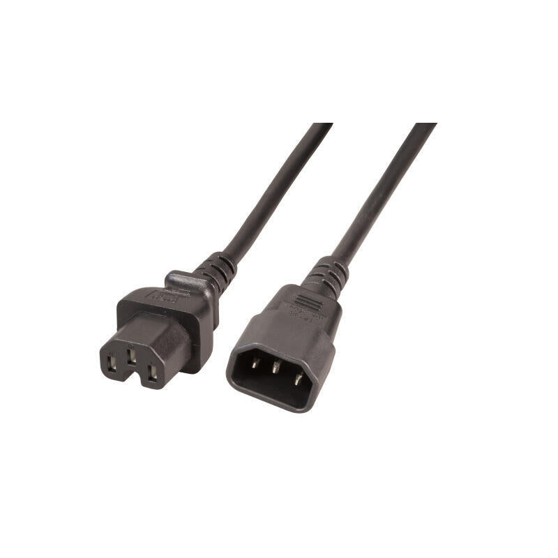 Efb Elektronik Ek585.2 Cable De Transmisión Negro 2 M C14 Acoplador C15 Acoplador