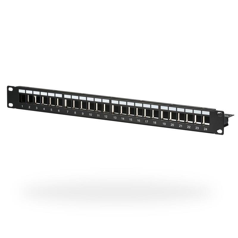 Efb Verteilerfeld Patchpanel 19 Zoll 1he, 24-Port,