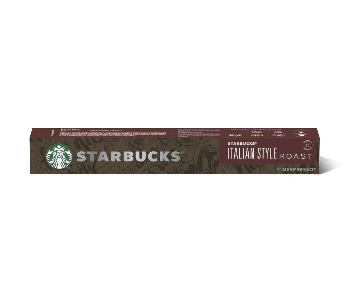 Nespresso Starbucks® Italian Style Roast Kaffeekapseln, Kräftig, 10 Unidades