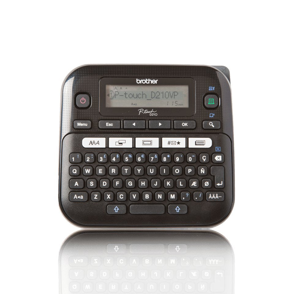 Brother Etiqueteuse Escritoriotique Pt-D210vp Teclado Azerty