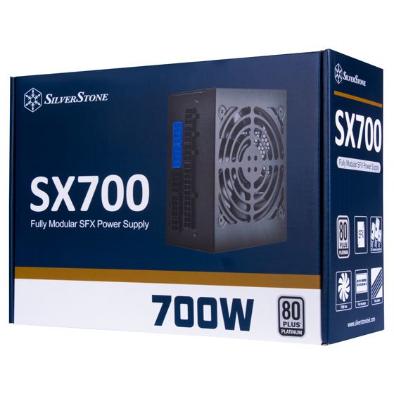 Fuente De Alimentación Silverstone Sx700-Pt 700 W 20+4 Pin Atx Sfx Negro