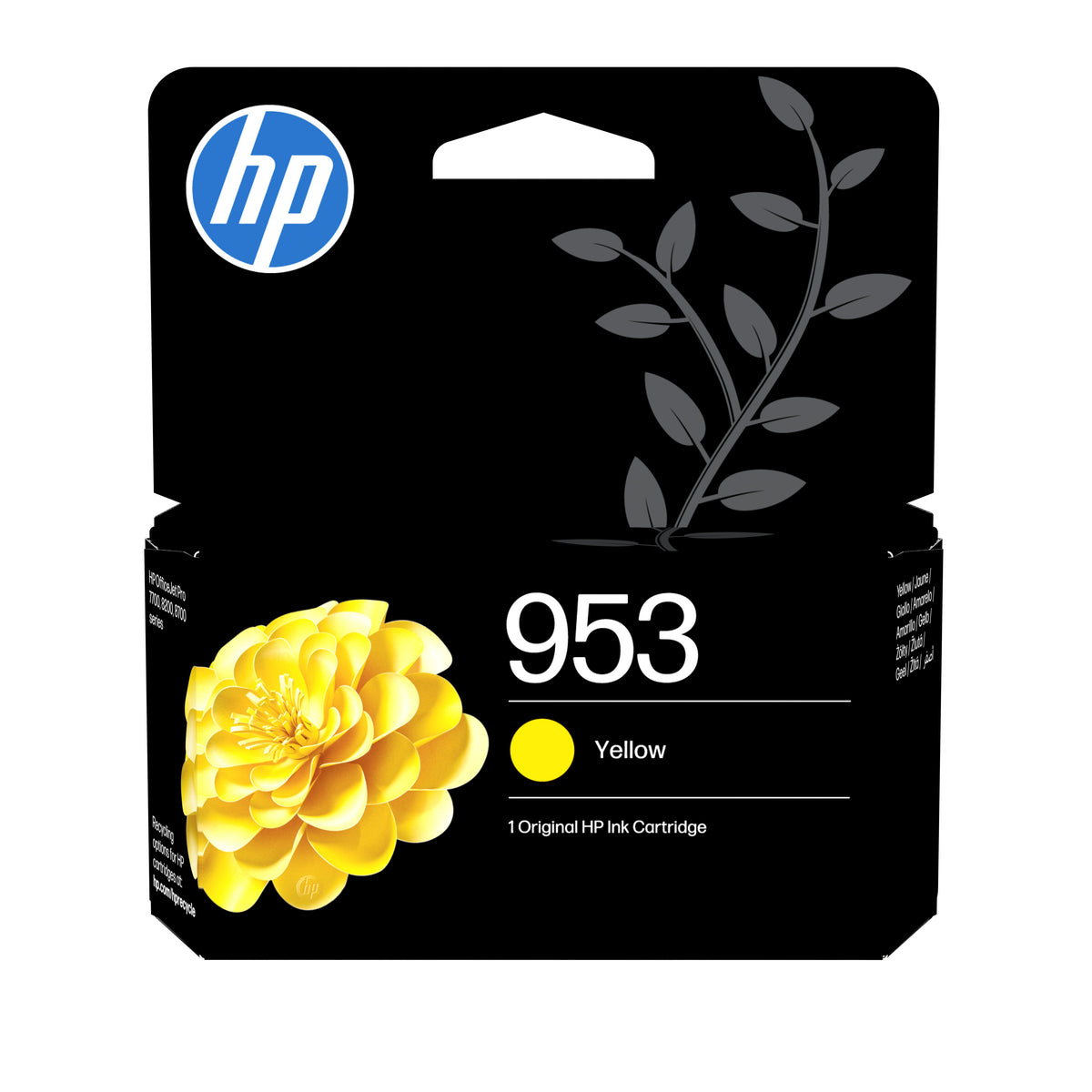 EAN 0195122352202 - HP 953 4-Pack CMYK(4) Original Ink Cartridge Combo cartucho de tinta 4 pieza(s) Rendimiento estándar Negr imagen 1
