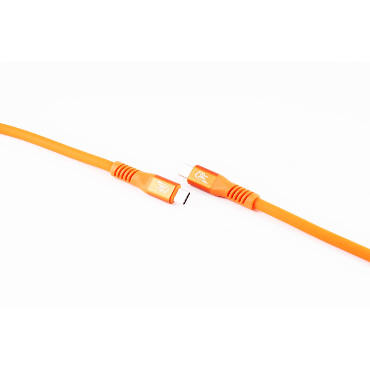 Shiverpeaks Usb-C Cable De Carga 3.2, 240w, Orange, 2m