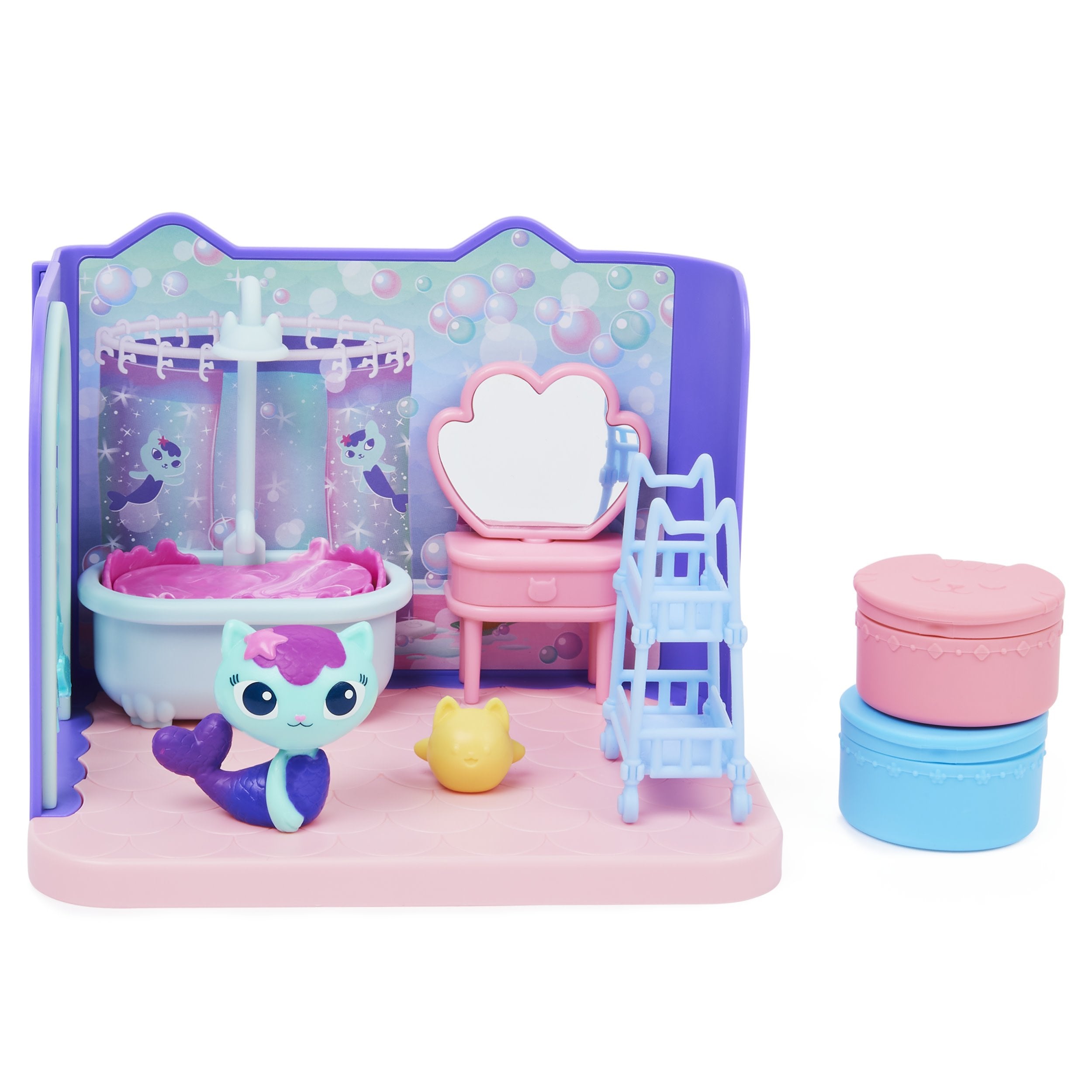Spin Master Gabby'S Dollhouse Deluxe Room Baño Con Figura De Mono 6062036