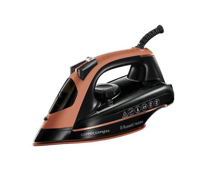 Plancha Russell Hobbs Copper Express Vapor-Seco 2600 W Negro, Cobre