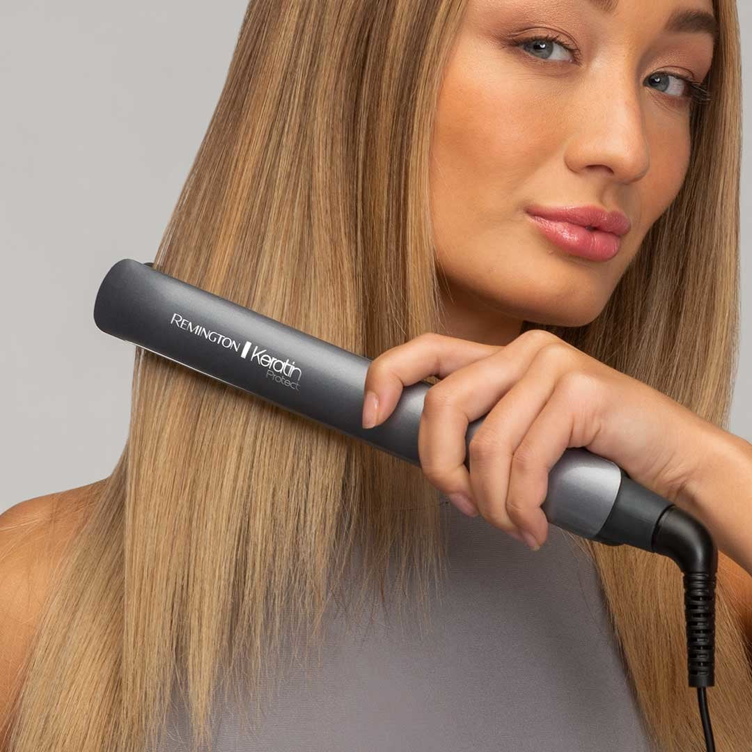 EAN 4008496938322 - Remington S 8598 Plancha de pelo Caliente Negro, Gris 3 m imagen 4