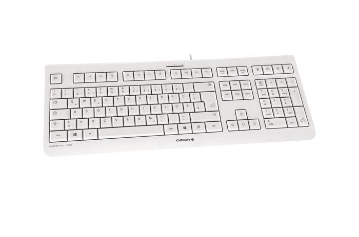 Kc 1000 - Keyboard - Corded - Azerty - Gray