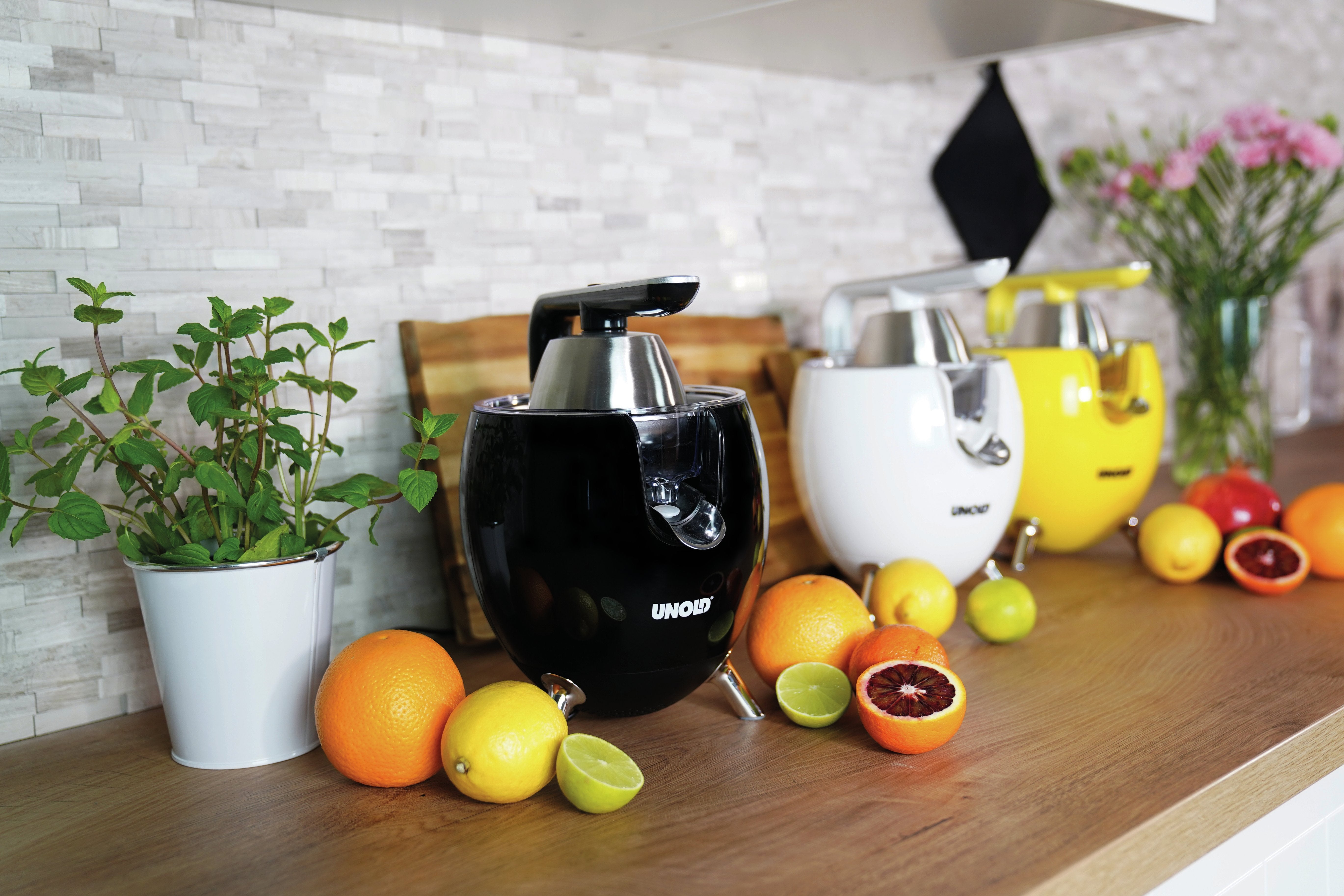 Unold Citrus Press Power Juicy Negro Silver (78135)