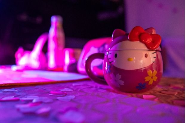 Taza 3d Konix Hello Kitty Daruma