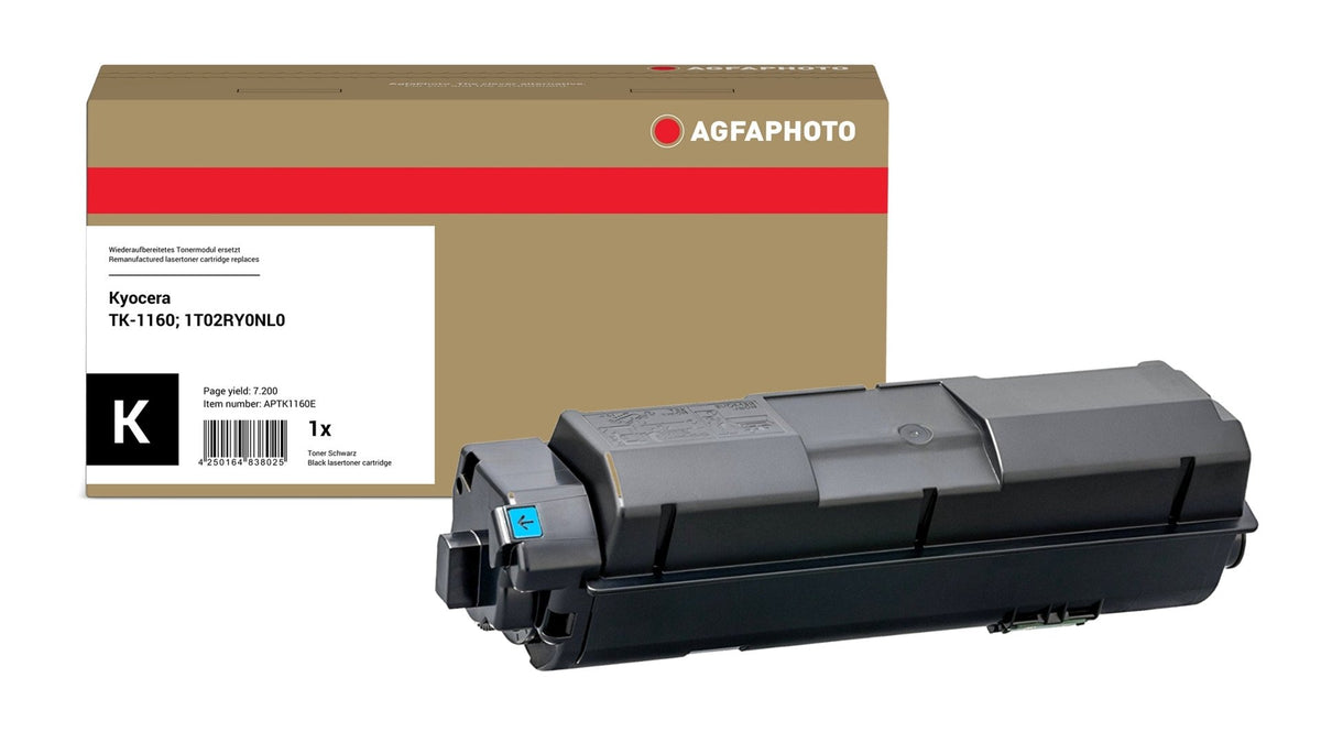 EAN 4250164838025 - AgfaPhoto APTK1160E cartucho de tóner 1 pieza(s) Compatible Negro imagen 1