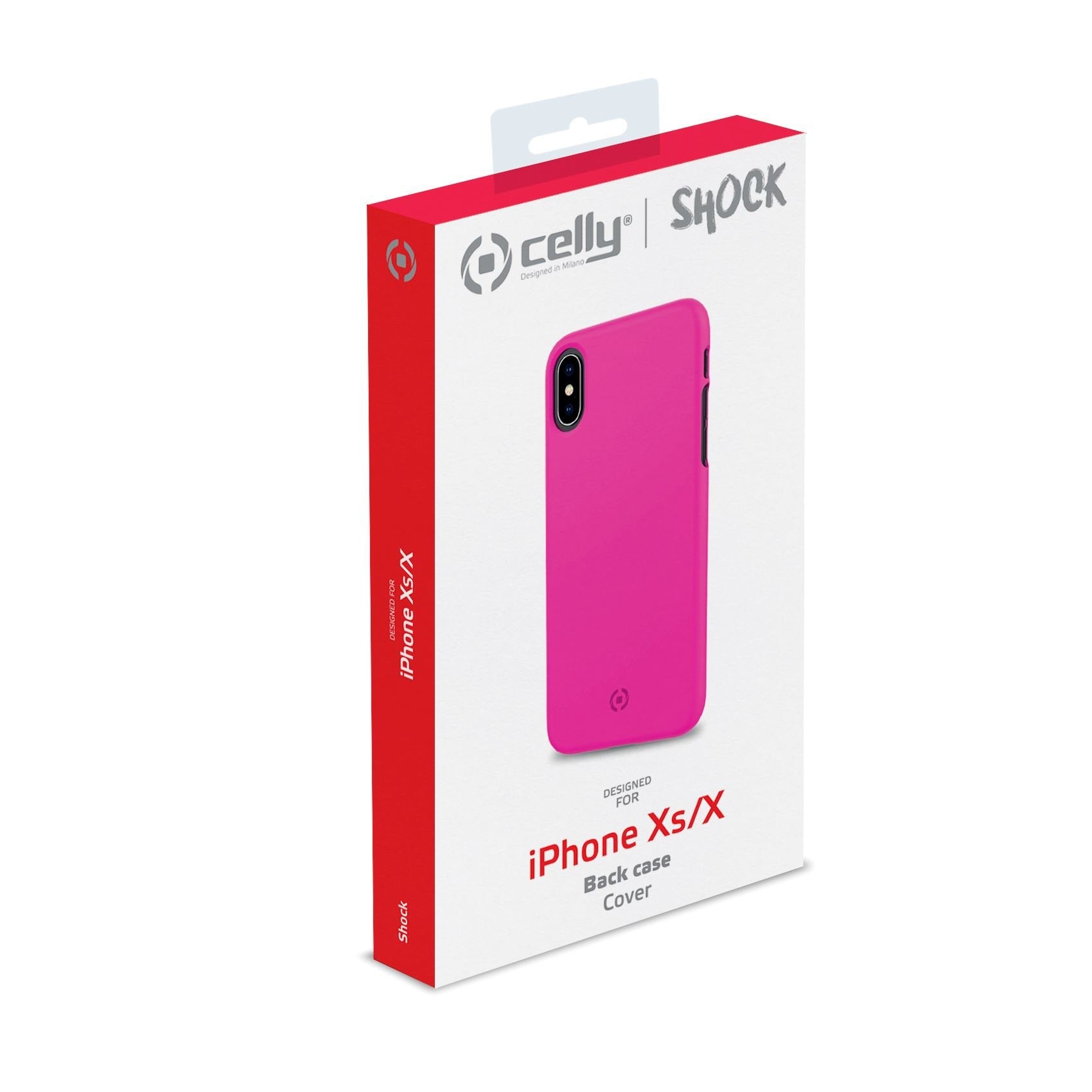 Case Celly Iphone X, Iphone Xs Cover Shock Pink Shock900pk