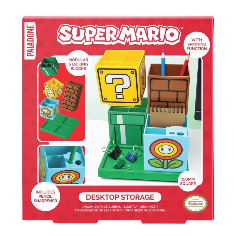 Organizador Escritorio Super Mario Bros 15cm