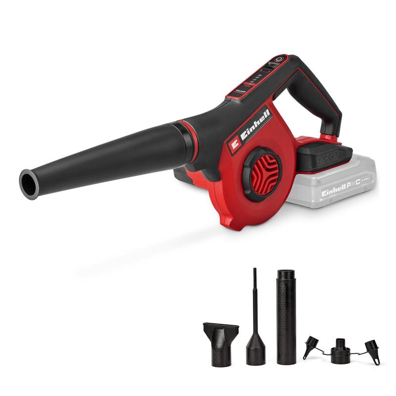 Einhell Power X-Change Batería-Bläser Te-Cb 18/270 Li - Solo, 18volt (Rojo Negro, Sin Batería Ni Cargador) 3408045