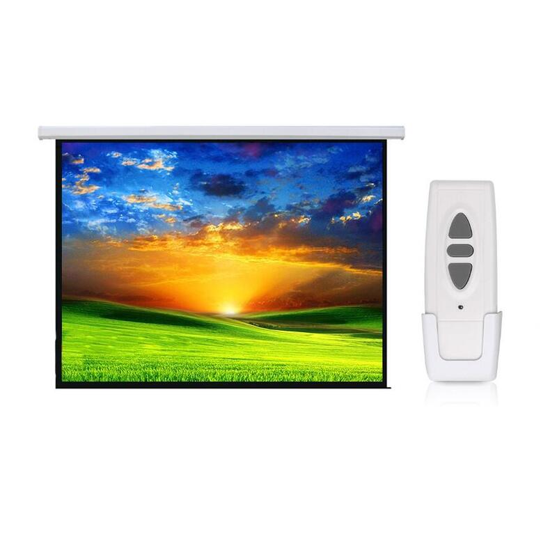 Ekran Projekcyjny Elektryczny Mc-561 135 300x168cm 16:9 Sterowanie Scienne I Z Pilota