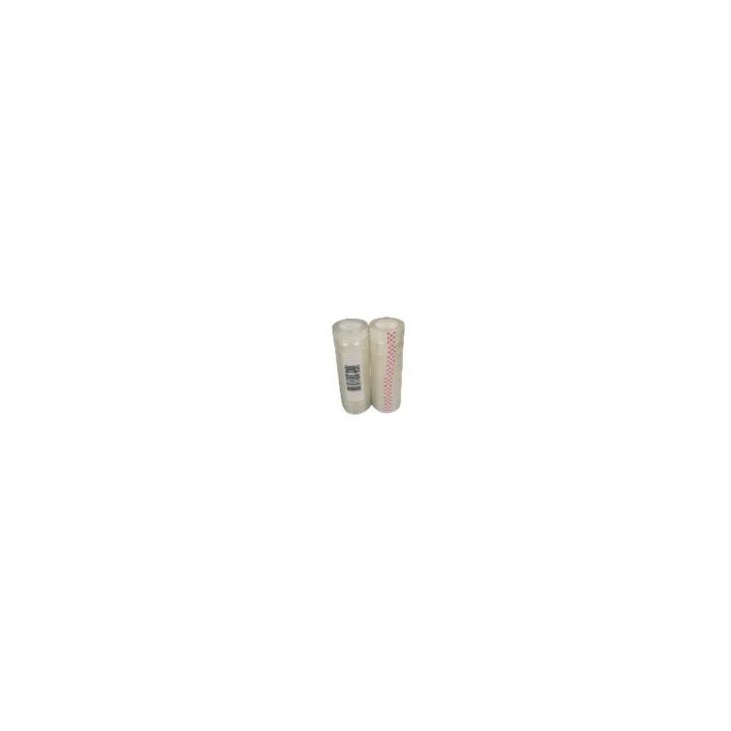 Ekrit Cinta Adhesiva Transparente Rollo 19mm X 33m Pack 8 Ud