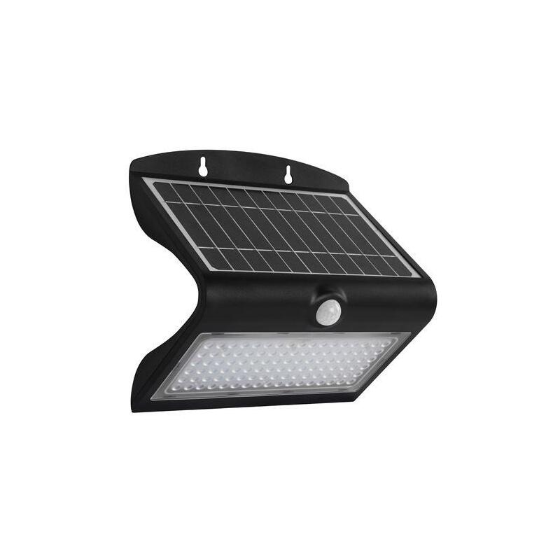 Elbat Aplique Led Solar Doble Iluminacion 8w - 850lm - Luz Fria 6000k - Luz Calidad 3000k - Sensor De Movimiento