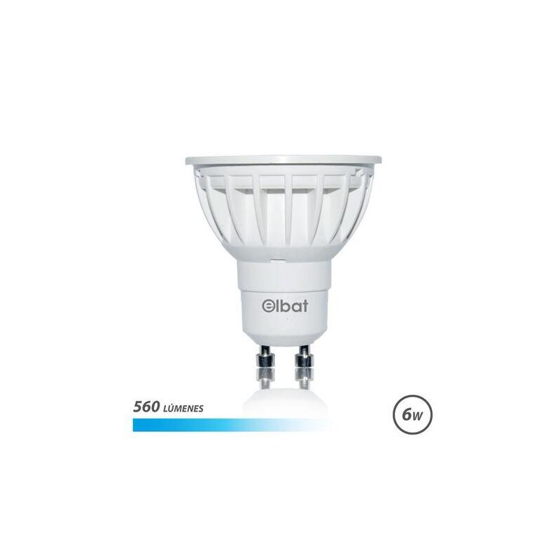 Elbat Bombilla Led Gu10 6w 560lm - 6500k Luz Fria