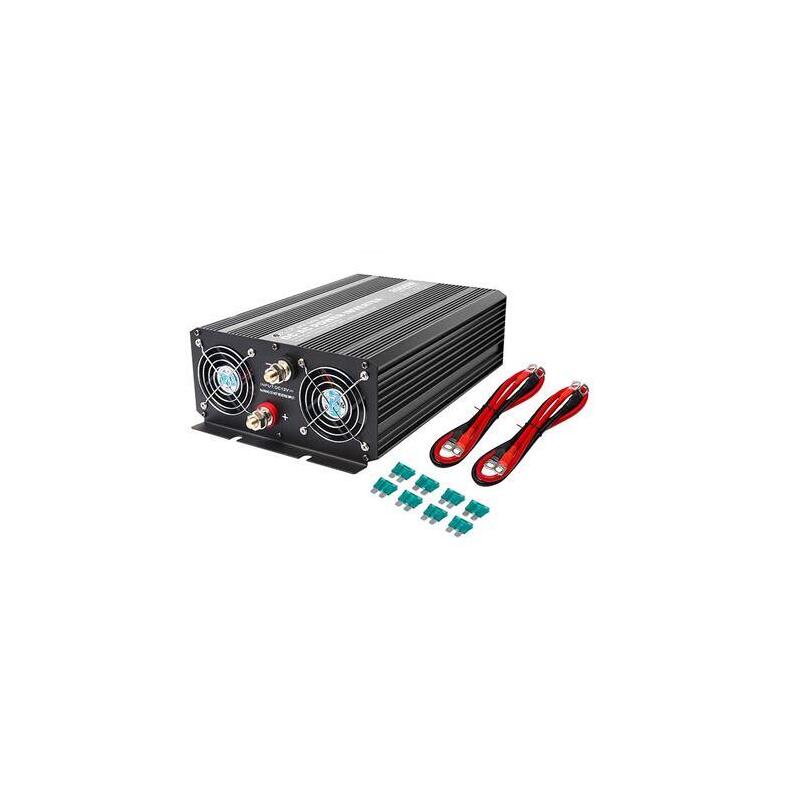 Elbat Convertidor De Corriente Onda Pura 2000w - Negro