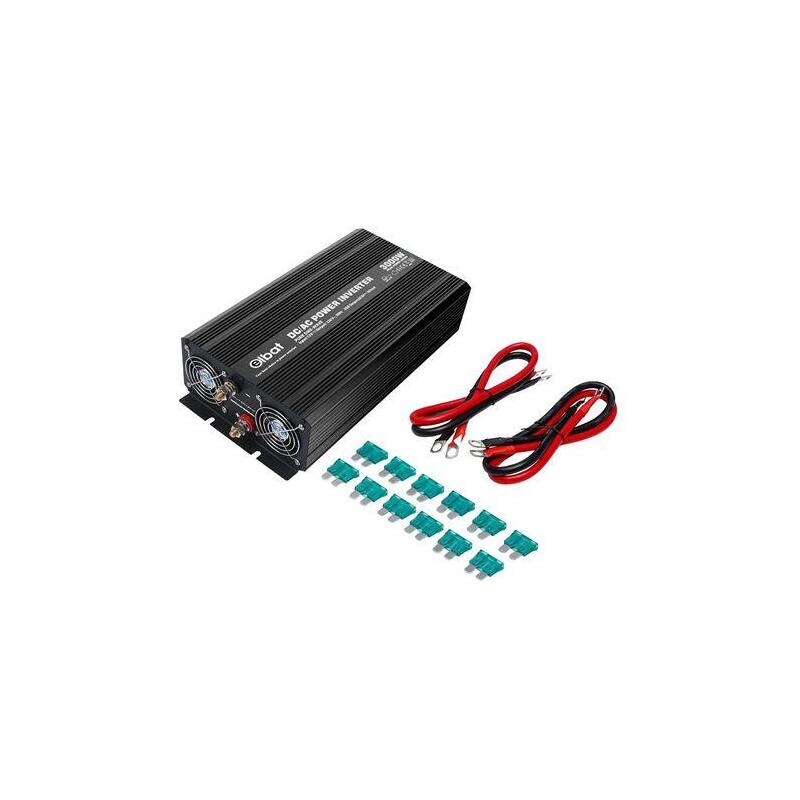 Elbat Convertidor De Corriente Onda Pura 3000w - Negro