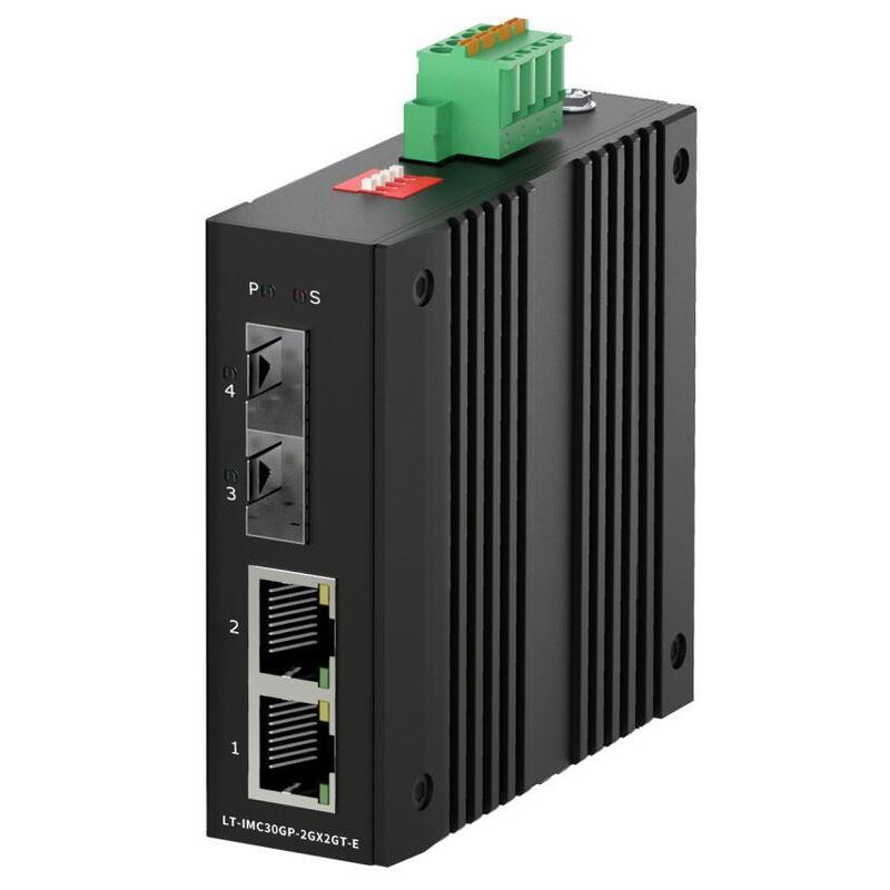 Electra-Industrial Poe Media  Converter