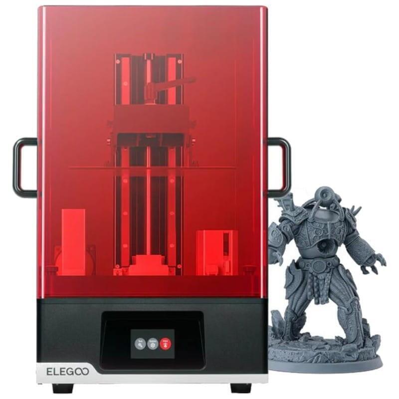 Elegoo Jupiter Se Mono Lcd - 6k - Velocidad 70mm/H - Tamaño De Impresión Grande 12.8 Pulgadas - Nivelación Automática De Resina