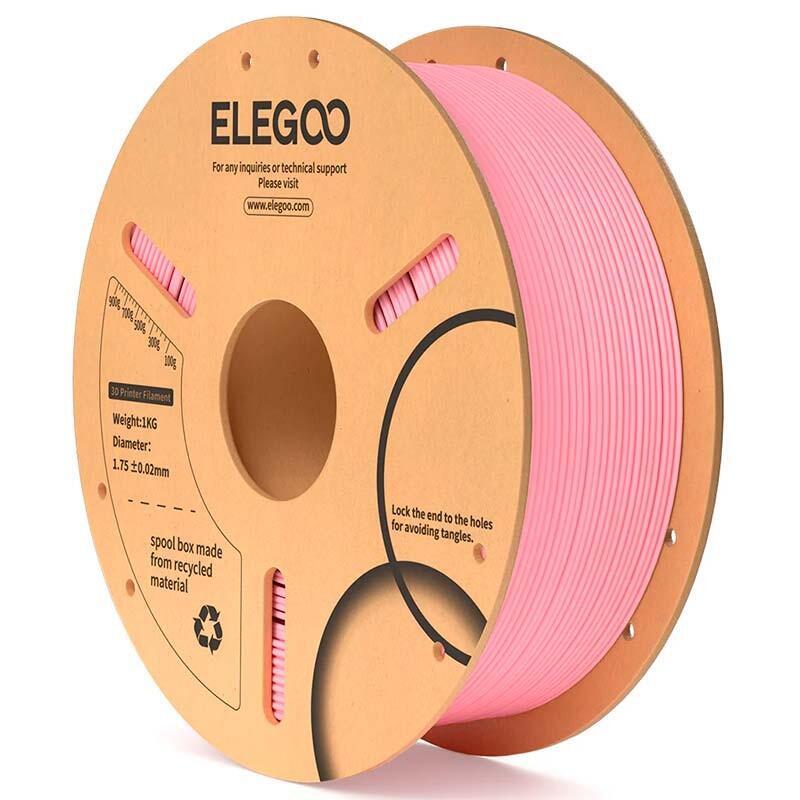 Elegoo Pla Rosa Para Impresoras 3d Fdm - Filamento 1.75mm Bobina De 1kg