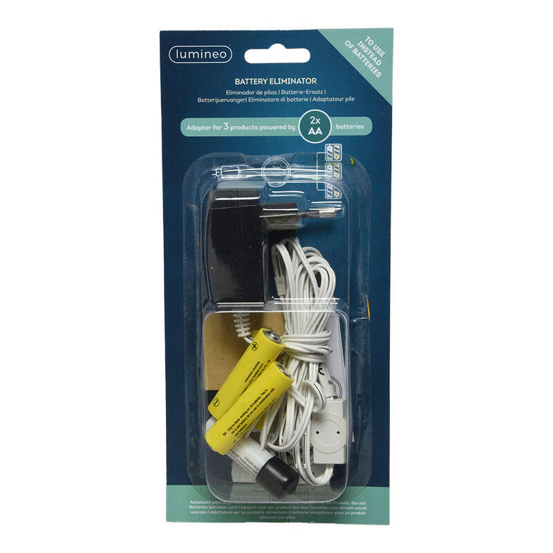 Eliminador De Pilas 3v Para Interior De Productos Con 2xaa Para Conectar 3 Productos