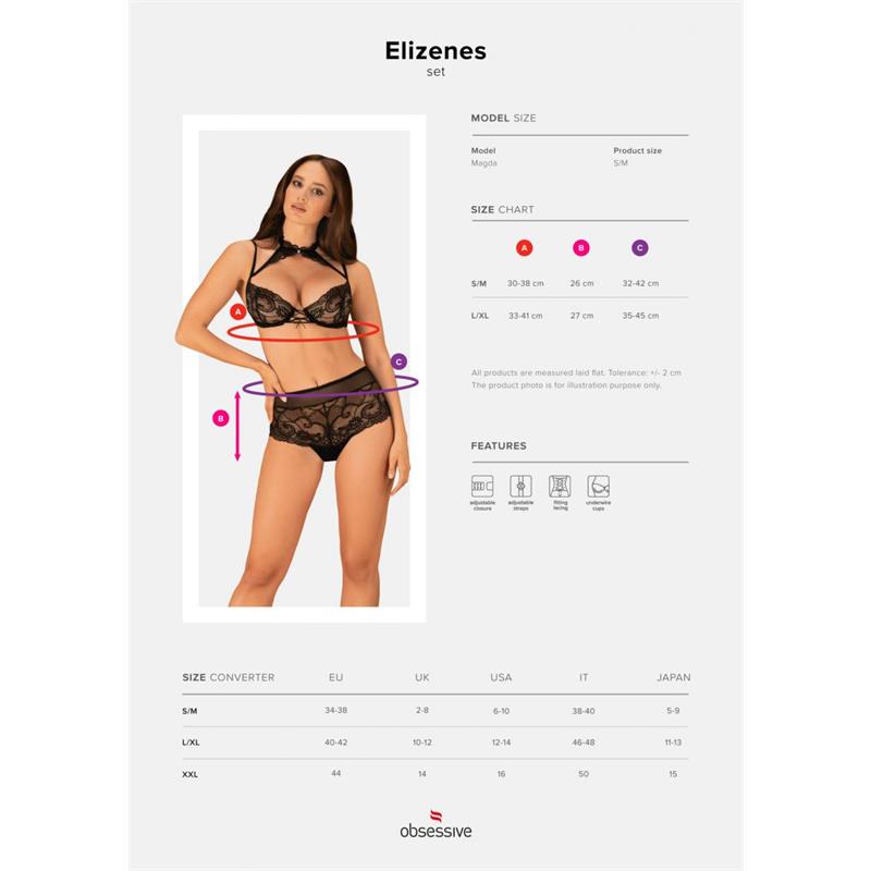 Obsessive - Elizenes Set Dos Piezas S/M