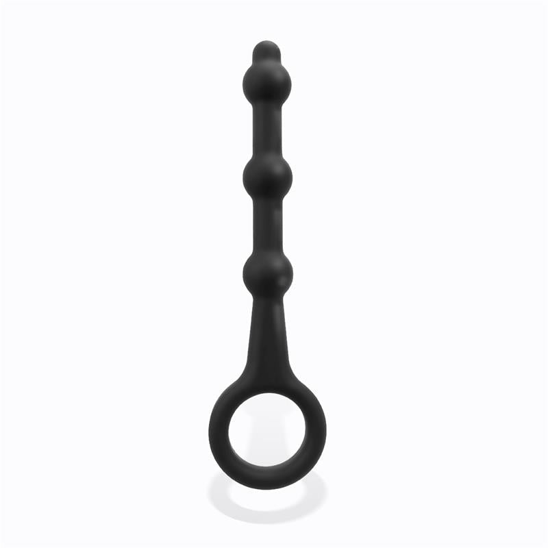 Elmer Plug Anal Con Aro De Fácil Extracción Silicona Negro