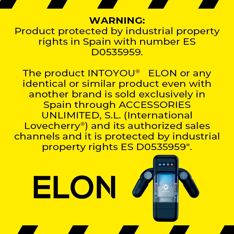 Elon Masturbador Inteligente Función Up And Down, Calor, Vibración Y Soporte Movil