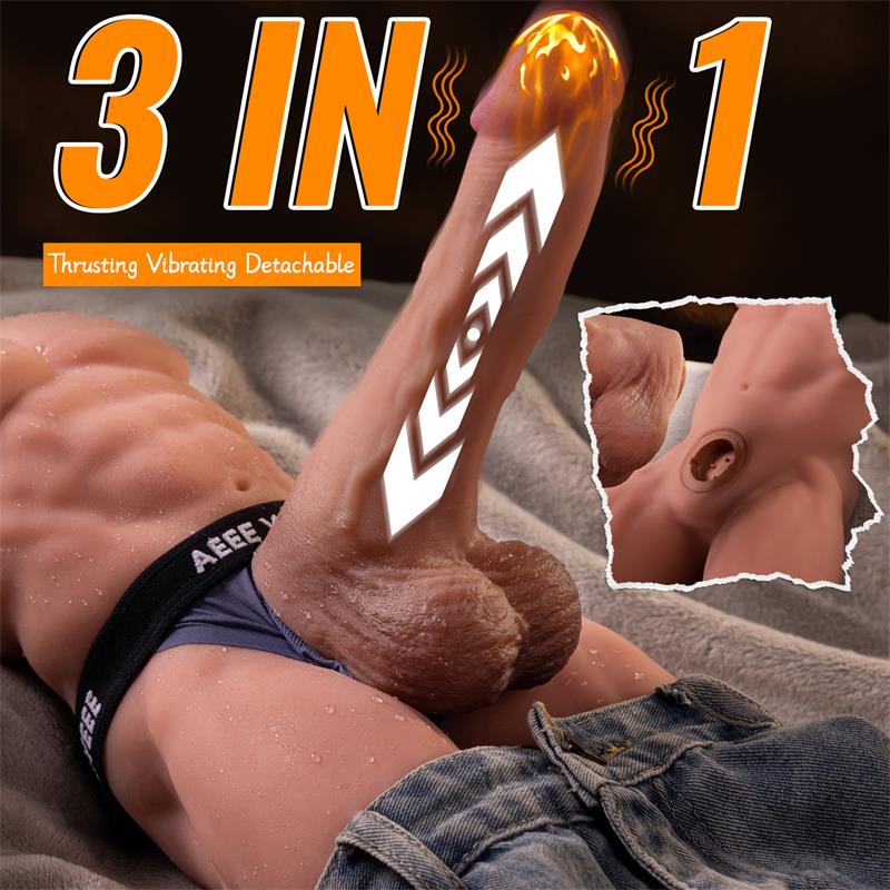 Ely Torso Con Dildo Desmontable, Thrusting Y App 4.1 Kg