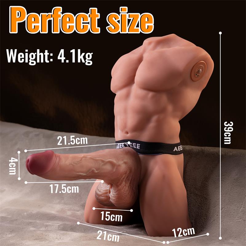 Ely Torso Con Dildo Desmontable, Thrusting Y App 4.1 Kg