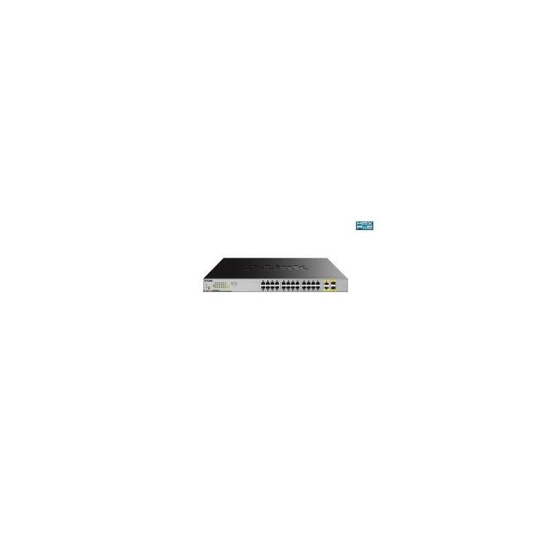 Embalaje Dañado/Desprecintado (Km0) Switch No Gestionable D-Link Dgs-1026mp 24p Giga Poe (370w) + 2p Giga Combo