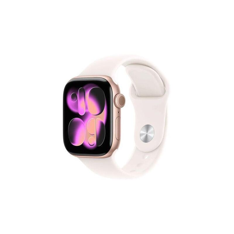 Embalaje Deteriorado - Apple Watch Series 11 (2025) Gps 42mm Rose Gold Alu Case, Light Blush Sport Band M/L Eu Meu44 - Only Box Damage 195950461329-D