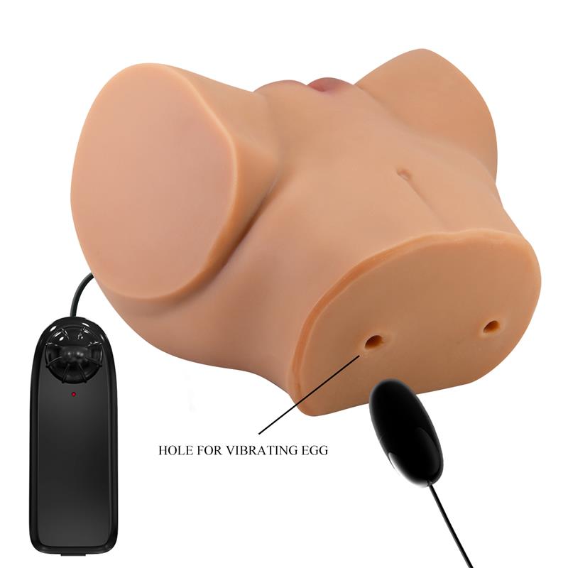 Crazy Bull - Emilia Trasero Vibrador Con Vagina Y Ano Realístico Natural Control Remoto