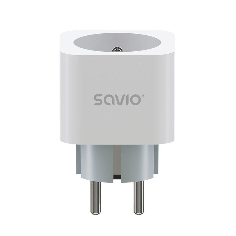 Enchufe Inteligente Savio Wi-Fi, 16a, As-01, Blanco