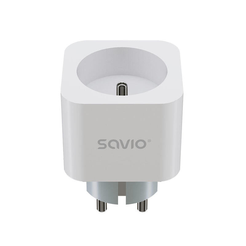 Enchufe Inteligente Savio Wi-Fi, 16a, As-01, Blanco